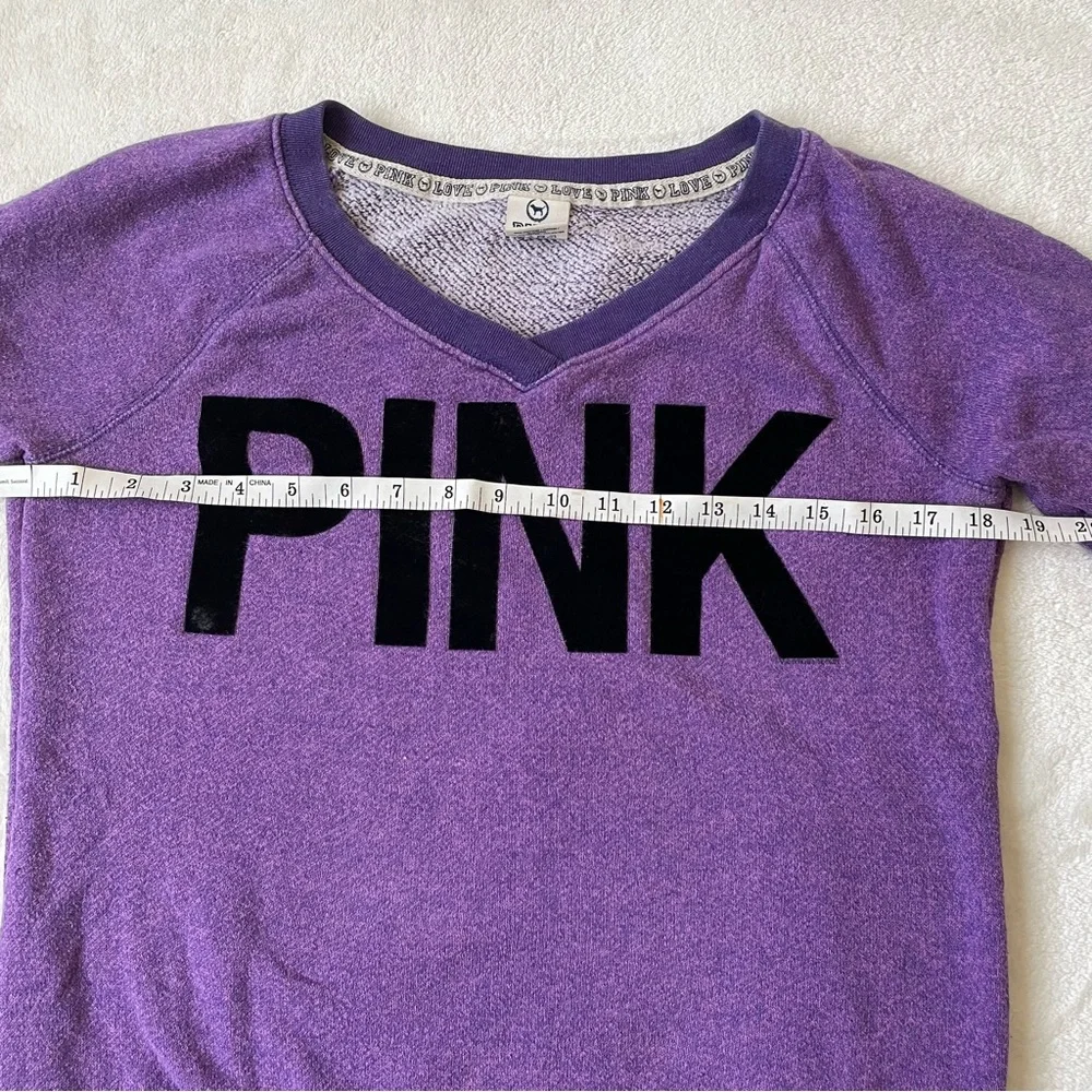 PINK Victoria’s Secret Purple Sweater size S - Picture 4 of 9